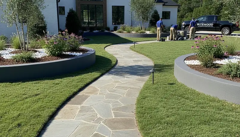 Columbia SC landscaping team providing professional lawn care and yard maintenance services