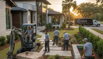 Professional landscaping service in Columbia, SC for lawn care and yard maintenance