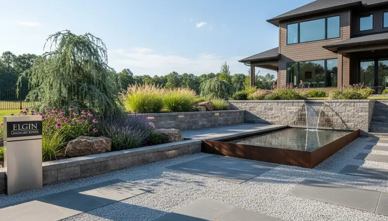 Landscaping crew providing lawn service in Columbia, SC