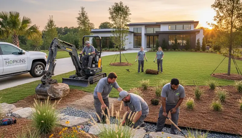 Professional landscaping service in Columbia, SC for residential lawn care and yard maintenance