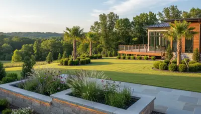 Columbia, SC landscaping crew providing professional lawn care for residential and commercial properties
